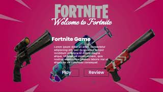 Part #1 Full Screen Automatic Image Slider Background for Website, Fortnite