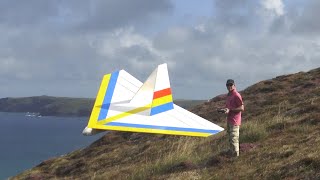 Depron delta maiden flight.(3 hour quick build using sheet depon and tape)