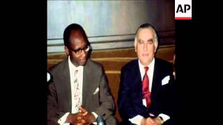 LIB 2-11-72 PRESIDENT JAWARA OF THE GAMBIA IN LEBANON SPEAKS TO PRESS