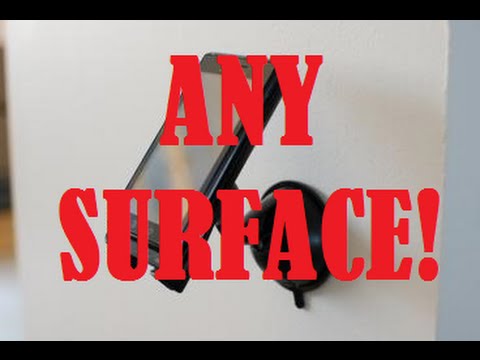 How to make a suction cup stick to any surface!! How to make a suction cup stick to any surface!!