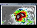 thursday hurricane beryl approaching yucatan peninsula and gulf of mexico