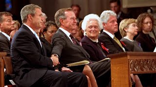 The gesture George H.W. Bush offered his son at a memorial service after 9/11