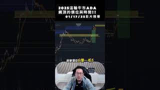 01/17/25影片精華 : 2025這輪牛市愛達幣觸頂的價位與時間! #ADA