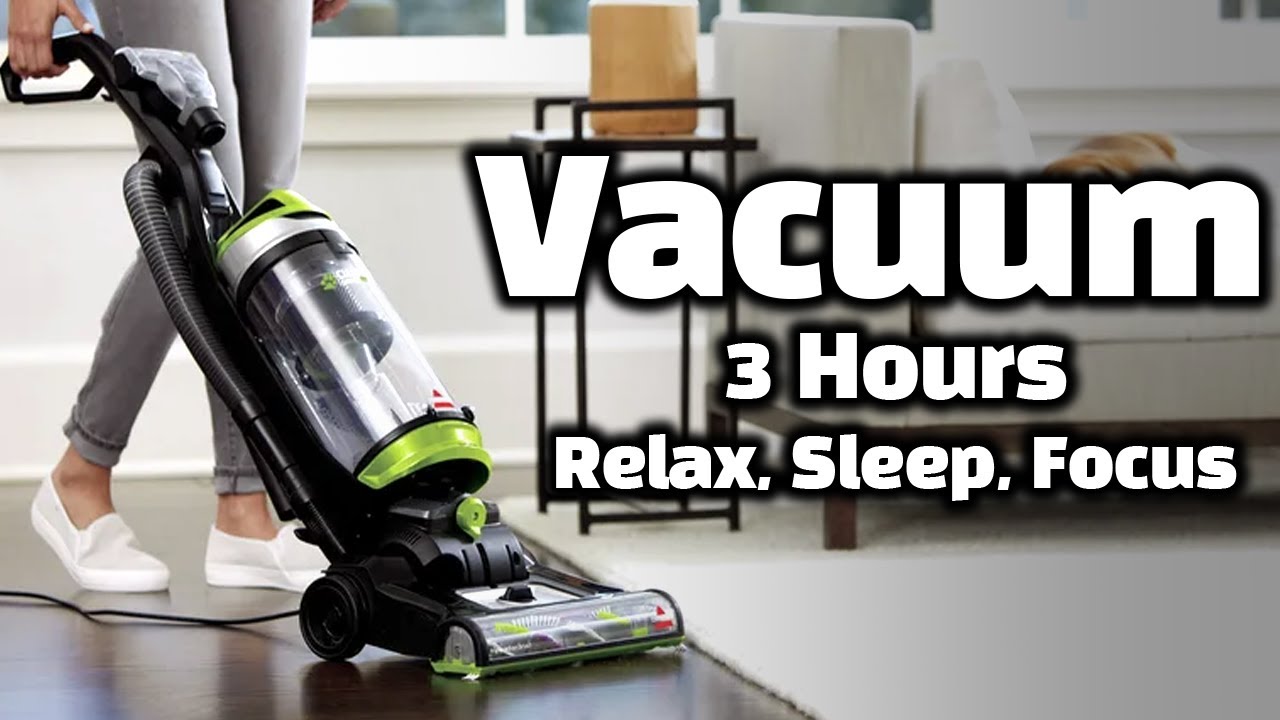 Dark Screen 3 Hours Vacuum Cleaner Sound Relax Focus Sleep Asmr