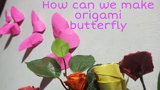 How can we make a origami butterfly |എങ്ങനെ ഒരു ഒറിഗാമി പൂമ്പാറ്റ നിർമിക്കാം| Elrose World| video :4