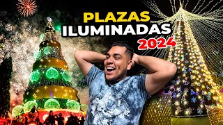 ✨LAS MEJORES PLAZAS ILUMINADAS de EL SALVADOR *impresionante* 😱