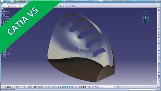 Userwish 3 - Catia v5 GSD Training - Multi section surface