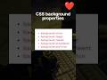 CSS Background Properties | Catchy CSS tricks | CSS best practices | #css #cssbackground #learncss