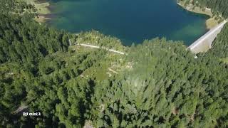 una dronata sul lago della val Sugana