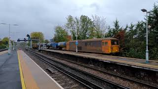 Class 73141 Spa Valley 73136 Mhairi 3W91 0905 Tonbridge West Yard GBRF and return