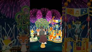 フィナーレ花火が綺麗でした🎆#ポケ森ペーター