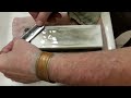 how to hone a brand new gold dollar 66 honing from 3000 up to a 15000 finishing whetstone part 4