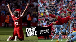 Every angle of Roberto Firmino's final Anfield goal for Liverpool