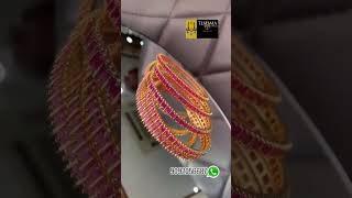 Hot selling  Real gold look bangles  #trending #onegramgold #online #bangles 9092056687