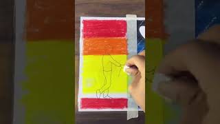 Oil pastel drawing | easy oil pastel drawing #shorts