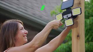 Help Secure Your Home With Bionic FloodLight, The Easy To Install Solar Spotlight By Bell + Howell
