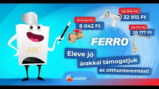 Kazán ABC - Eleve jó árak - Ferro