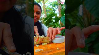 😋බිත්තර ඔම්ලට් මෙහෙම හදමු ද| egg omelet roll yummy recipe - easy cooking#shorts