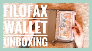 Filofax Wallet Unboxing