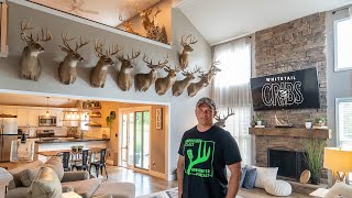 Whitetail Cribs: Ohio Home Full of Giant Whitetails, Elk, Moose, and Bears