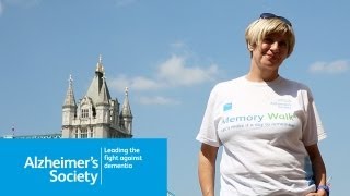 Victoria Wood, Memory Walk 2013 - Alzheimer's Society