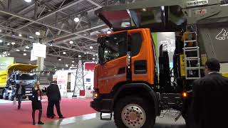 Новая кабина для самосвала Scania G440 на выставке MiningWorld Russia