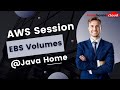 AWS EBS Volume | Recorded Session Java Home Training | For AWS Complete Trainings (91)9886611117