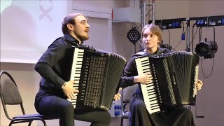 Конкурс Виват, баян 2023. Duet of accordionists A. Loganov \u0026 D. Sakharova / А. Логанов и Д. Сахарова