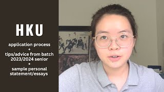 HKU application 2024| why HKU med, application tips, sample essays and personal statement!