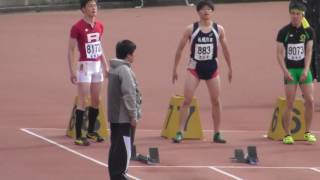 男子高校110mH決勝_第30回北海道高体連札幌支部春季陸上20170513