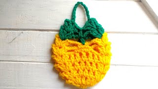 Pina / Ananá tejida a crochet #Adornocrochet #Piña crochet