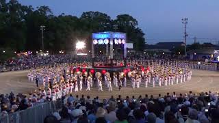 山鹿灯籠まつり　２０１７．８．１６（水）千人灯籠踊り。踊り手入場風景。チャンネル登録お願いします。