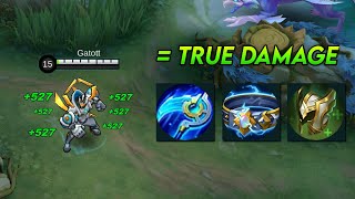 GLOBAL GATOTKACA TRUE DAMAGE IS BROKENN !! 🤯 (must try this build!)