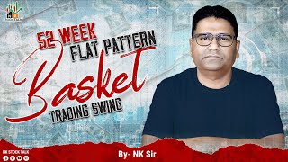 52 Week Flat Pattern Basket Trading Swing || By- #NK_Sir ||#nkstocktalk #nitishsirhilegamilega