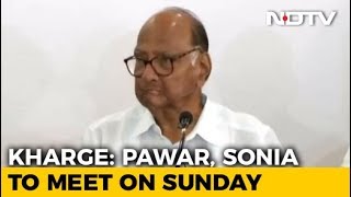 Sharad Pawar, Sonia Gandhi To Meet, Discuss Maharashtra On Sunday