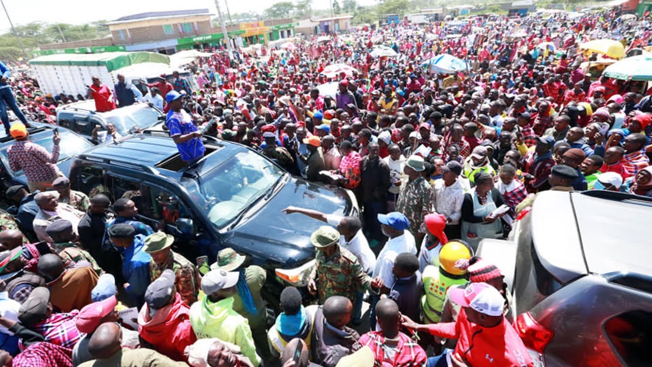 KALONZO, GIDEON MOI & MIKE SONKO BRING EWASO NYIRO TO A STANDSTILL AS THEY CAMPAIGN FOR RAILA!!