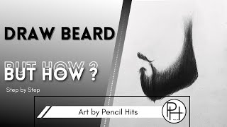 How to draw Beard ? | Make beard in Easy way | Easy Pencil Drawing