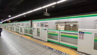 東京メトロ千代田線 16000系16134F 綾瀬出場試運転 湯島駅到着〜発車