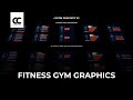 Fitness Gym Graphics for Final Cut Pro and Premiere Pro