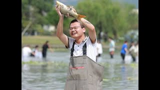 抓鱼、采藕、割水草——这节劳动课有意思！