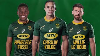 Springbok Squad for the 2021 Lions Series