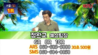 20180909 정완교의 싸이즈가 다른 방송 일요일 서울 경마예상방송