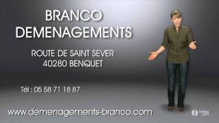 BRANCO DEMENAGEMENT : Entreprise de déménagement situé à BENQUET 40