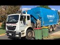 CLEANAWAY garbage trucks | Bayswater recycle with a shire of Mundaring truck with Mick sl01210