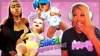 HOW TO MAKE YOUR SIMS 4 BABIES LOOK REALISTIC!!👶🏽😱