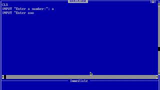 Introducing INPUT statement in QBASIC | QBASIC Tutorial - 2