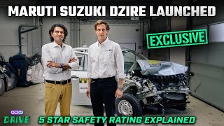 Exclusive | Maruti Suzuki Dzire Launched: How It Managed To Get A 5 Star Safety Rating | 4K