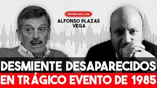 'No existen los desaparecidos del Palacio de Justicia': Coronel Alfonso Plazas Vega