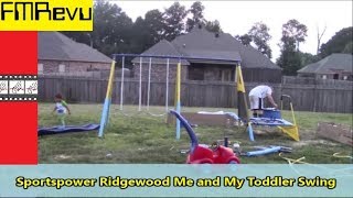 How to assemble Swing Set | $200 Walmart Sportspower Ridgewood Me and My Toddler Metal Swing Set