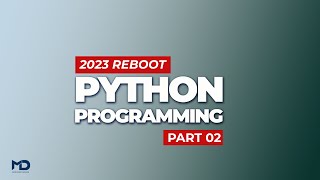 Python Programming - Part 02 | A/L ICT 2023 ReBOOT